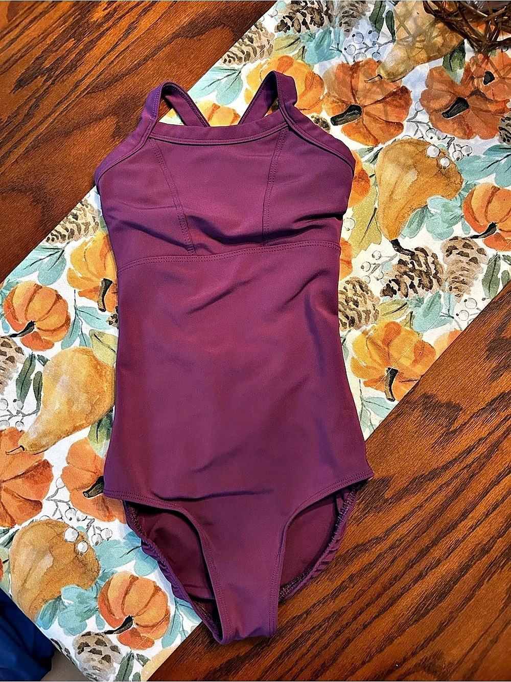 Eurotard Purple Athletic One-Piece Child Medium